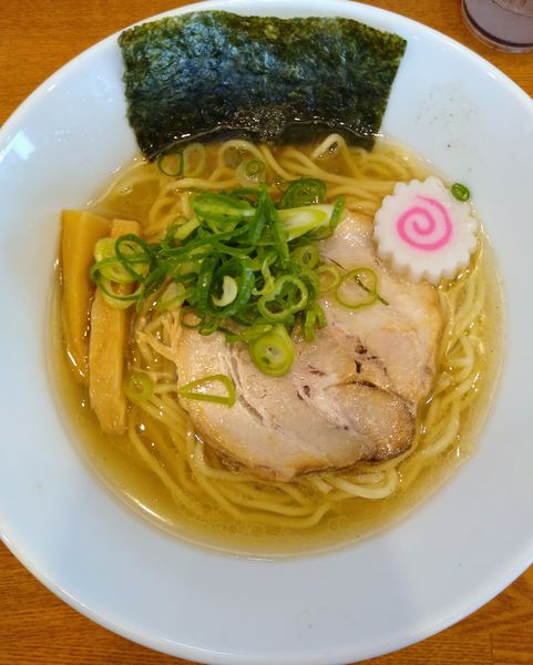 「中華そば しお 800円 大盛 半チャーハン198円」@らーめんキッチンこころ 綿貫店の写真