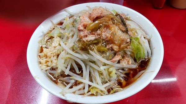「小ラーメン700円ニンニク野菜アブラ」@ラーメン二郎 越谷店の写真