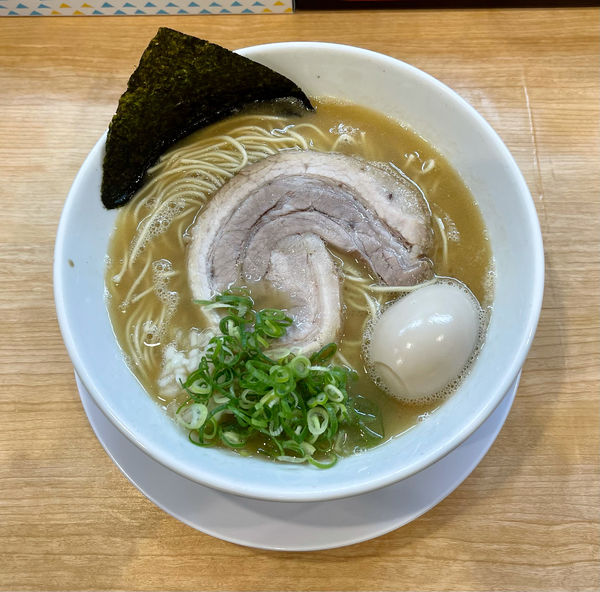 「味玉鶏白湯ラーメン＋麺大盛」@麺屋 瑞風の写真
