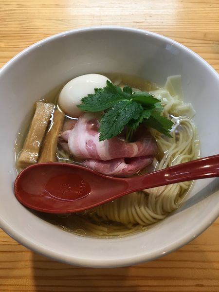 「(松)特級中華そば　白醤油　1,000円」@自家製麺 くろ松の写真