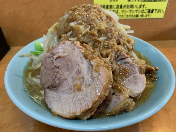 「小ラーメン　ヤサイマシアブラマシマシ」@立川マシマシ ロイヤルスープの写真