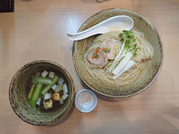 「【限定】アゴ煮干昆布水の冷やしつけそば」@らぁ麺 はやし田 横浜店の写真