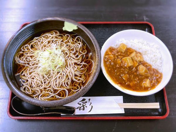 「麻婆丼セット 冷やし￥550」@器庵の写真