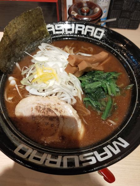 「焦がし醤油ラーメン」@益荒男ラーメンの写真