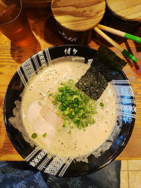「ラーメン  ｷｸﾗｹﾞ抜き」@博多一双 博多駅東本店の写真