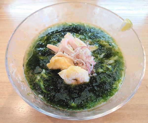 「生海苔の冷やしそば【期間•数量限定】」@麺 㐂色の写真