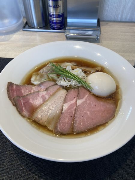「特製中華蕎麦　醤油」@宍道湖しじみ中華蕎麦 琥珀 東京本店の写真