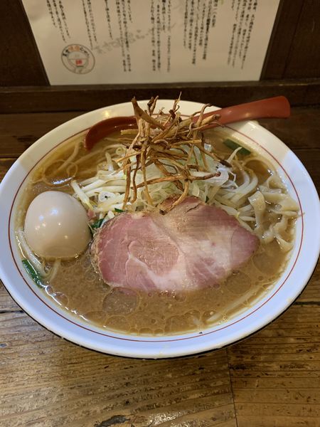 「味玉味噌らーめん」@東京味噌らーめん 鶉の写真