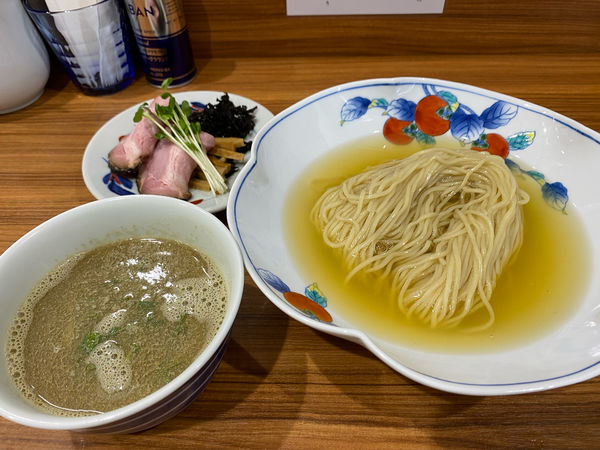 「いりこ昆布水つけそば」@中華そば 西川の写真