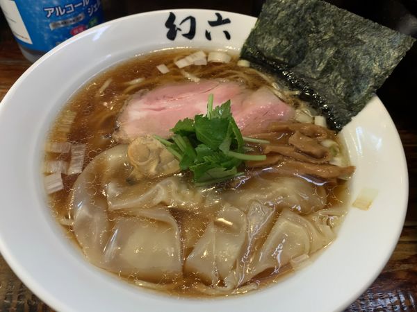 「醤油ワンタンそば」@中華そば 幻六の写真