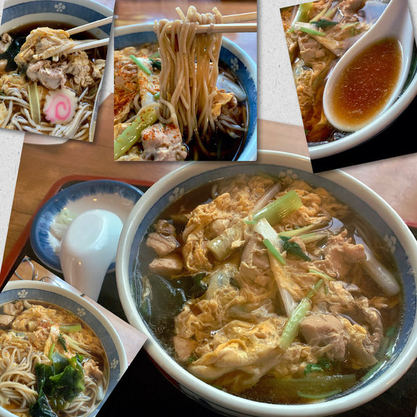 「親子南蛮蕎麦900円」@巴屋の写真