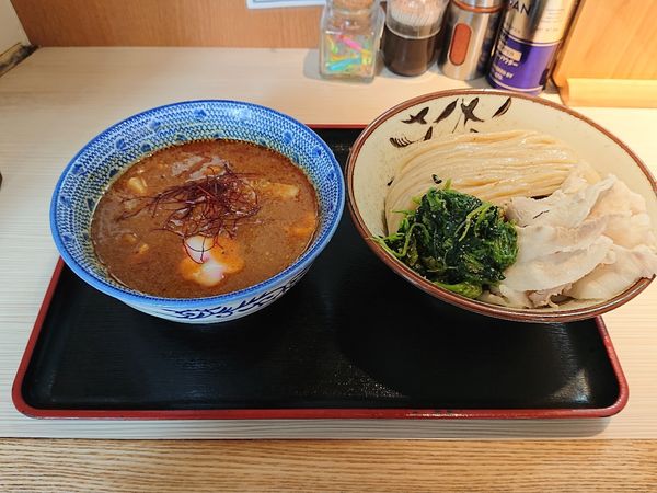 「限定 旨辛つけ麺」@らー麺土俵 鶴嶺峰の写真