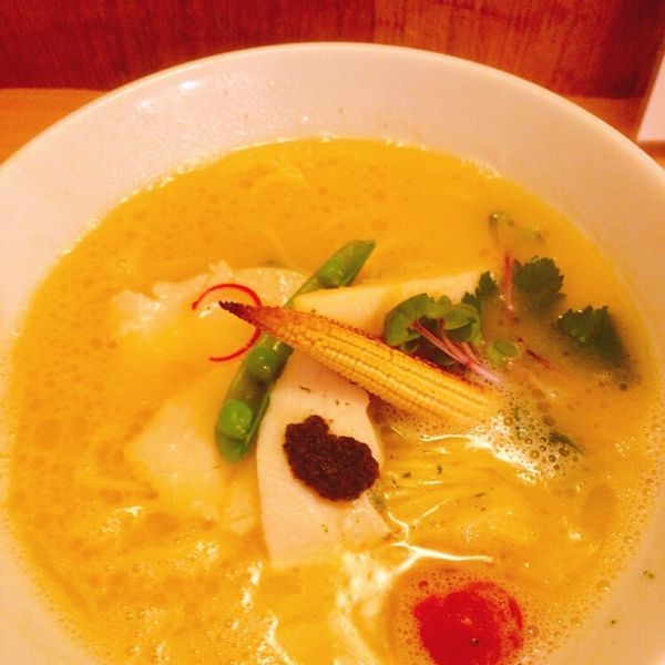 「鶏白湯SOBAトリュフ」@銀座 篝 本店の写真