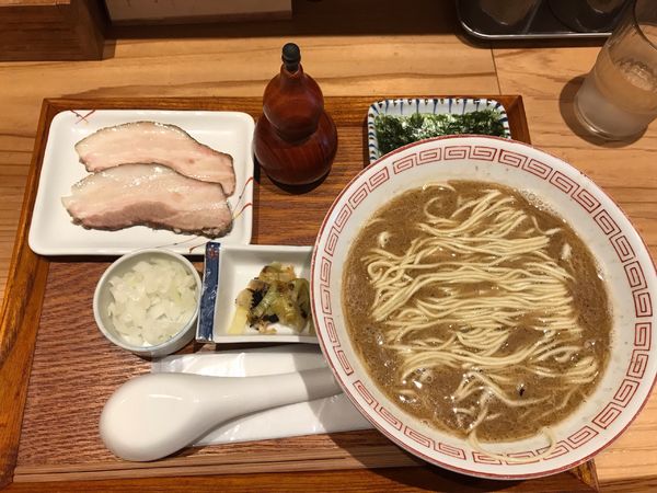 「【夏期間限定】 鮎 950円」@炭火焼濃厚中華そば 海富道の写真