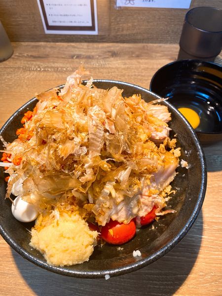「限定 冷やし中華 ニンニク少からあげ生姜」@麺屋 浜一の写真