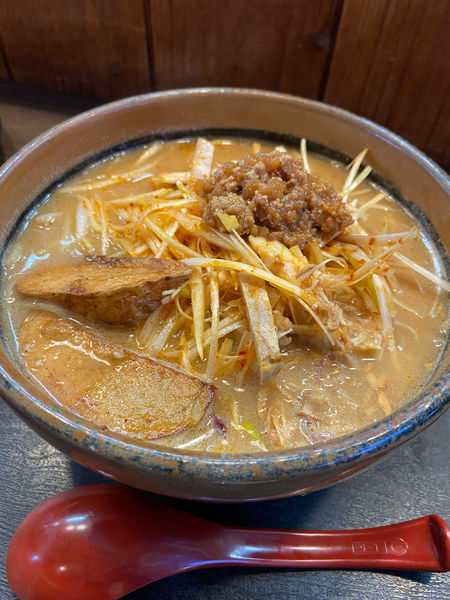 「北海道味噌　肉ネギラーメン」@味噌屋 麺四朗の写真