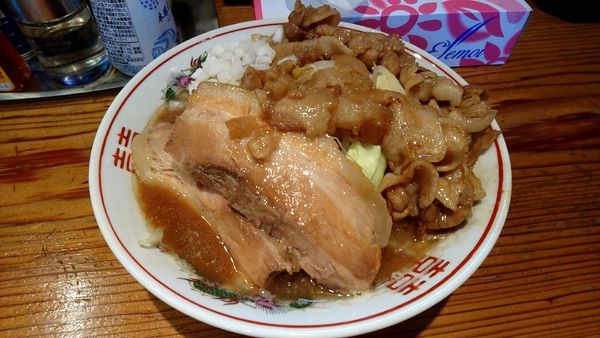 「ハマ二郎　肉の日Ver　　1,000円」@中華ソバ ハマダヤ 50号バイパス店の写真