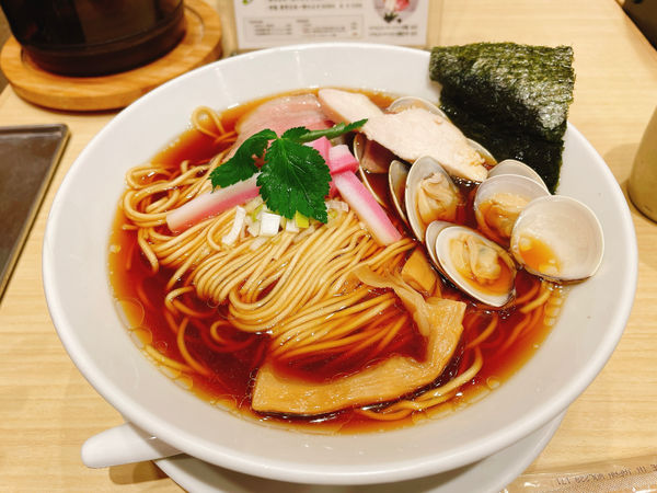 「蛤SOBA」@むぎとオリーブ 日本橋店の写真