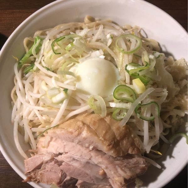 「油そば　醤油」@ちばから 渋谷道玄坂店の写真