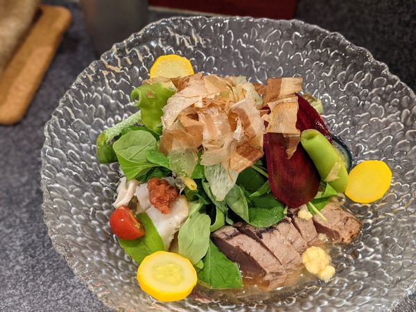 「限定涼三 魚冷し」@烈志笑魚油 麺香房 三くの写真