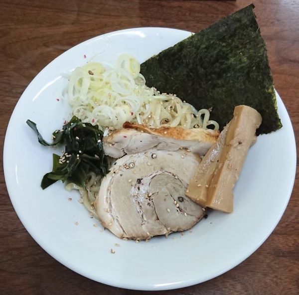 「【SNS限定】鶏の油そば」@4代目松屋食堂の写真