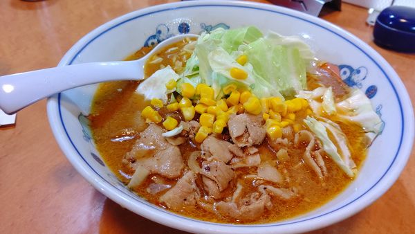 「豚バラ味噌ラーメン７７０円」@テンホウ 山形店の写真