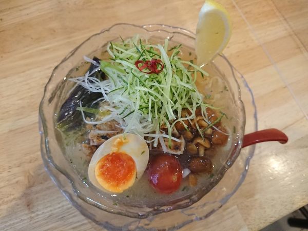 「冷やしとりそば 1000円」@らーめん天神下 大喜の写真