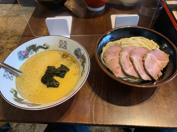 「納豆つけ麺＋チャーシュー」@オールドラーメンショップ 逆流の写真