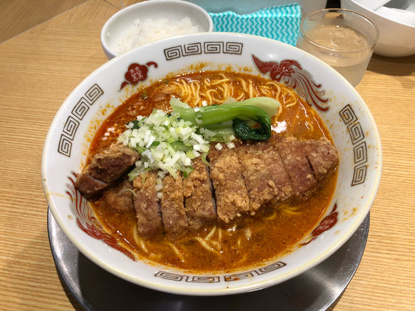 「排骨坦々麺大盛1050円+100円」@排骨担々 五ノ井の写真