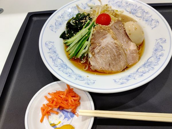 「冷し中華(1玉)710円」@ぎょうざの満洲 イーサイト高崎店の写真