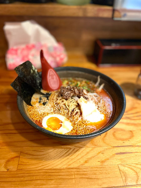「スープ担々麺750円」@らーめん土竜の写真