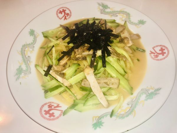 「冷めん（焼豚入り）（790円）」@新大宮 中華のサカイ 本店の写真