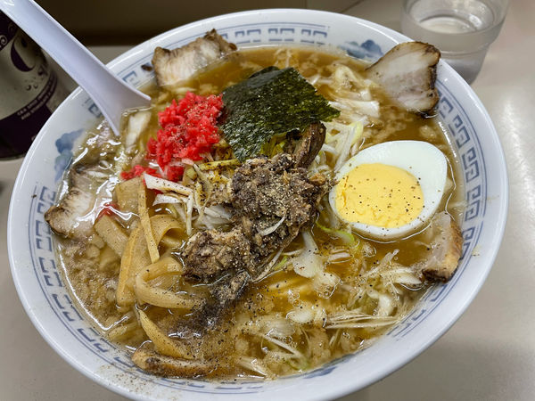 「とんこつ（煮バラ＋ネギ）」@めんくいの写真