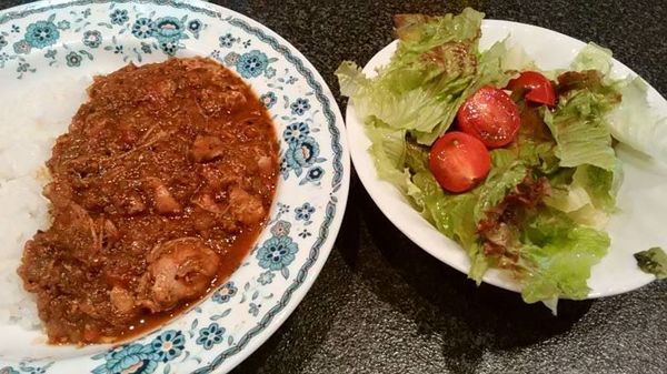 「鶏もも肉カリー」@ジャパニーズスパイスカレー カリッシュの写真