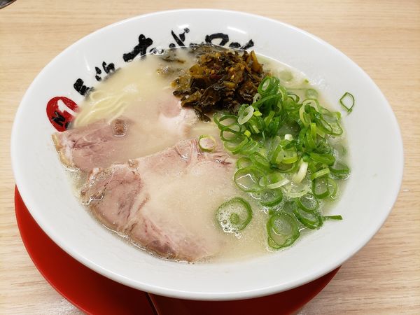 「高菜らーめん」@長浜ナンバーワン 東京大岡山店の写真