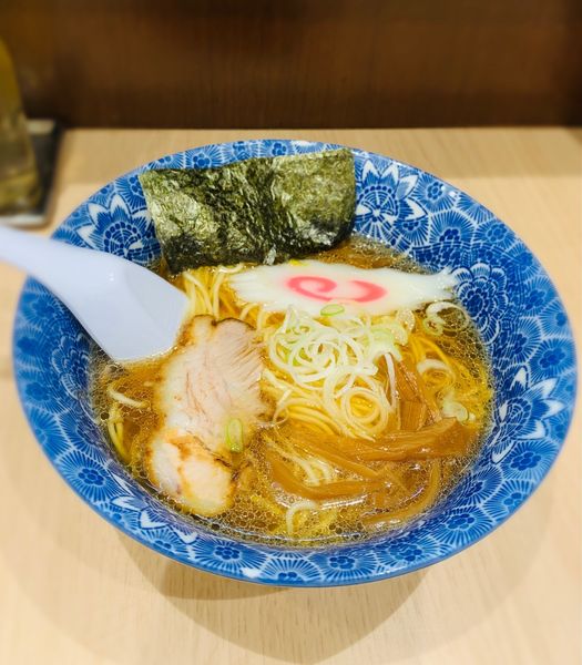 「らーめん（￥450）」@肉厚わんたん麺と手作り焼売 ら麺亭 浅草支店の写真