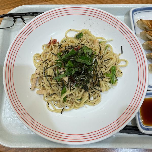 「梅肉と鶏むね肉の冷やしまぜめん」@長崎ちゃんぽん リンガーハット ノクティ溝の口店の写真