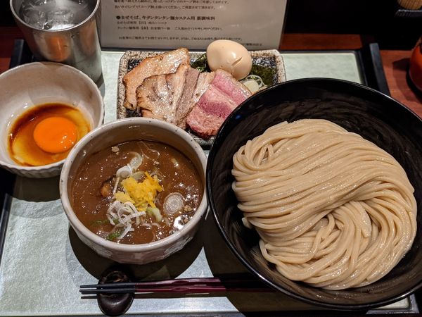 「特製つけ麺大つけたま」@つけ麺 繁田の写真