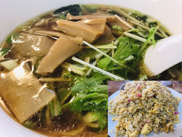 「五目チャーハン半ラーメンセット 800円」@紅福楼 支店の写真