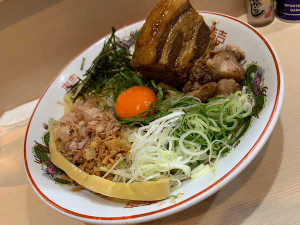 「【限定】冷やし味噌まぜそば」@手揉み中華そば 中村の写真