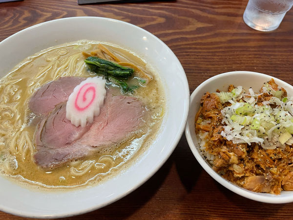 「煮干し拉麺800円、咖喱魯肉飯280円」@良温(Ra-on)の写真