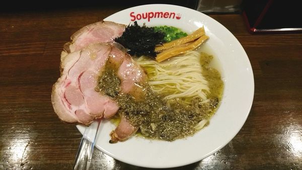 「牡蠣塩らぁ麺_650円」@Soupmenの写真