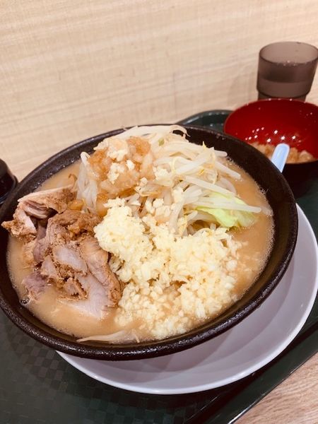 「ラーメン（大・同一料金） 780円」@ラーメン 中毒 東向島店の写真
