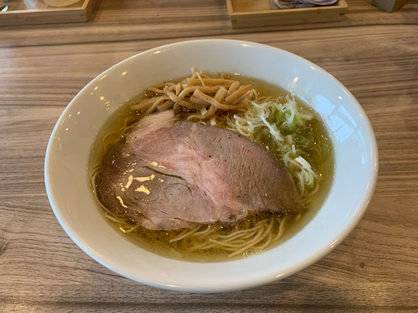 「朝ラーメン（塩煮干し）」@くじら食堂 nonowa東小金井店の写真