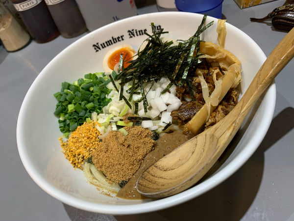 「まぜそば」@麺Dining Number Nine 09の写真