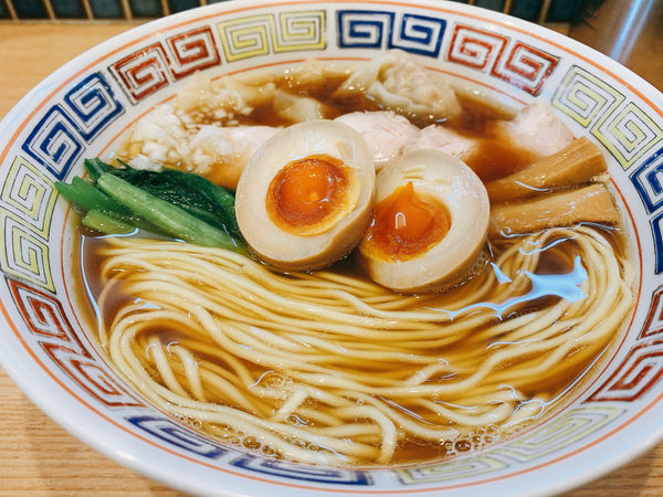 「特製中華そば」@ほっこり中華そば もつけの写真