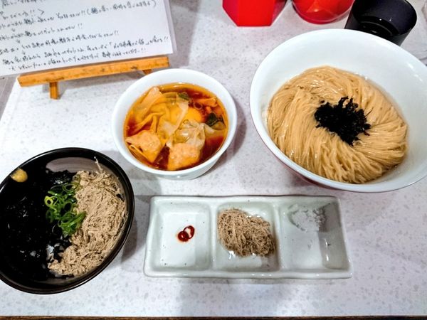 「【限定】特製昆布水醤油つけ麺」@ラーメン星印の写真