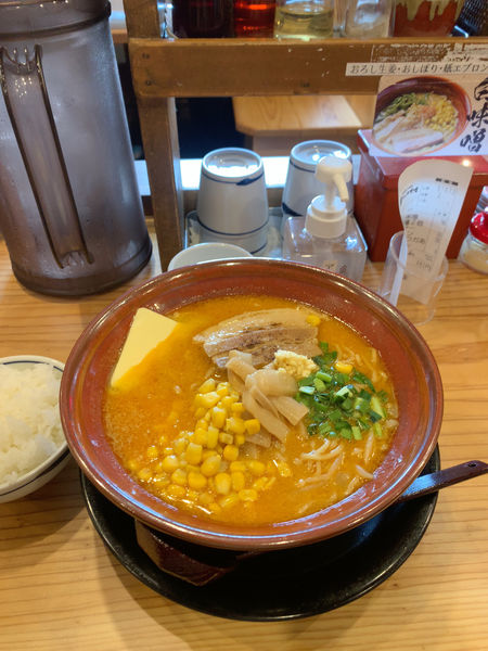 「合わせ味噌　バターコーン」@最強味噌らーめん コージの味噌 山口湯田店の写真