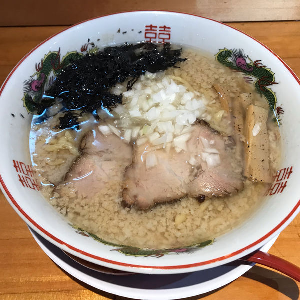 「背脂煮干しラーメン」@麺ゃこもんの写真