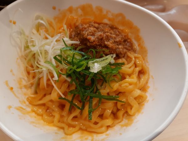 「四川風汁なし担々麺」@はま寿司 新百合ヶ丘駅前店の写真